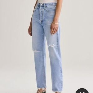 AGOLDE 90s jeans captured